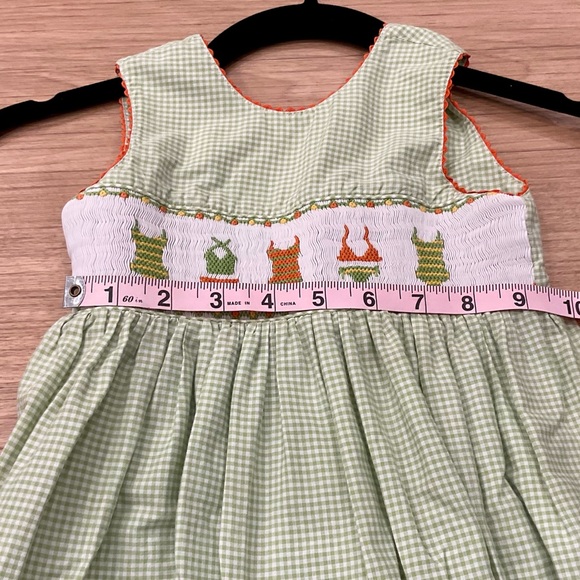 Girls Embroidered Cotton Dress 2T EUC - Picture 5 of 8